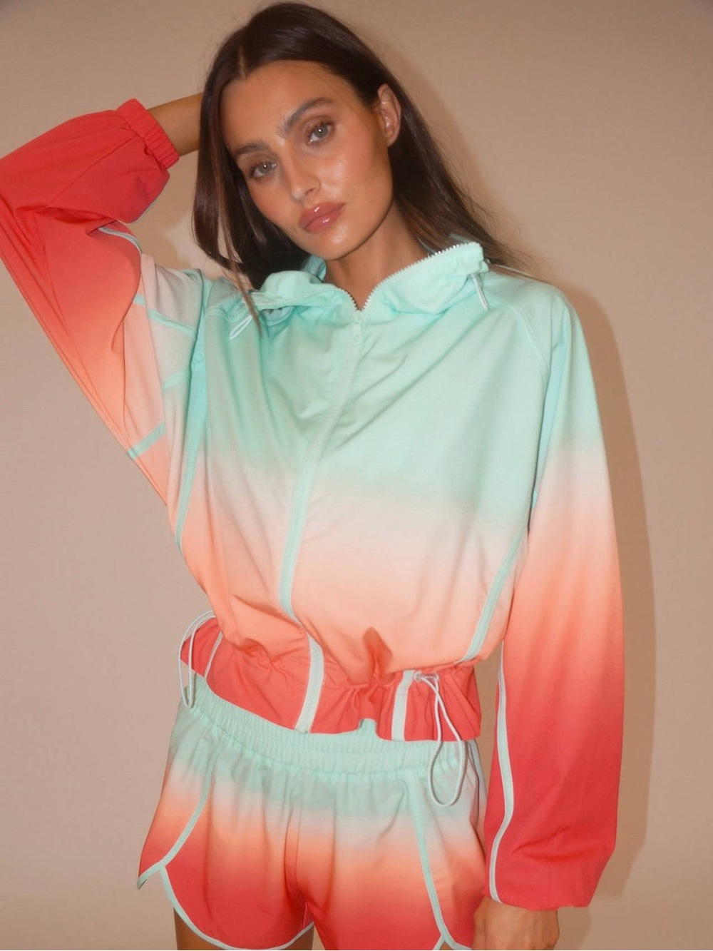 Beach Riot CASEN JACKET GUAVA JELLY OMBRE size M